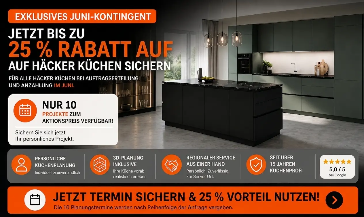 Küche Schwarz Grün 25 % Preisvorteil neu Wörth Karlsruhe